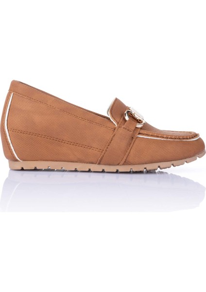 Mahze Kadın Taba Gizli Topuk Loafer Ayakkabı fiyatları