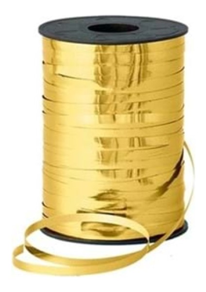 Parlak Metalik Rafya 8mm 200 Metre Altın - 2 Adet