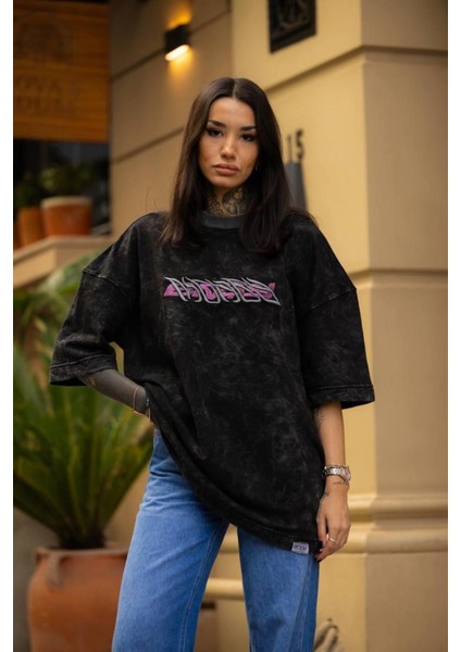 Yıkamalı Oversize Unisex T-Shirt fiyatları