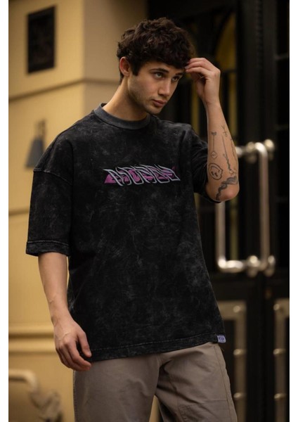 Yıkamalı Oversize Unisex T-Shirt indirimleri