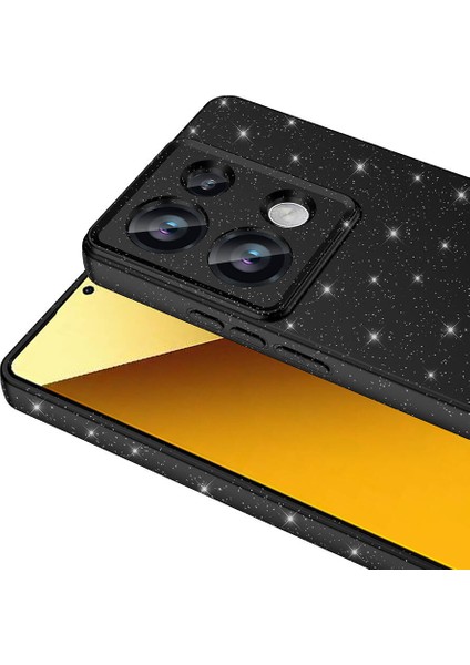 Xiaomi Redmi Note 13 Pro 4g Için Kılıf Kamera Korumalı Parlak Işıltılı Simli Yıldızlı Slikon Kapak fiyatları