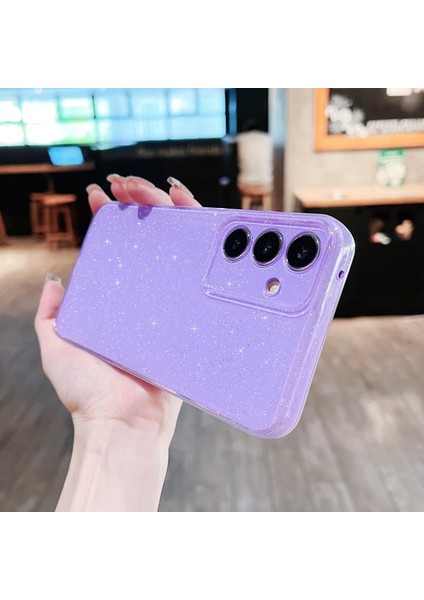 Samsung Galaxy A05S Uyumlu Kılıf Kamera Korumalı Parlak Işıltılı Simli Yıldızlı Renkli Slikon Kapak fiyatları