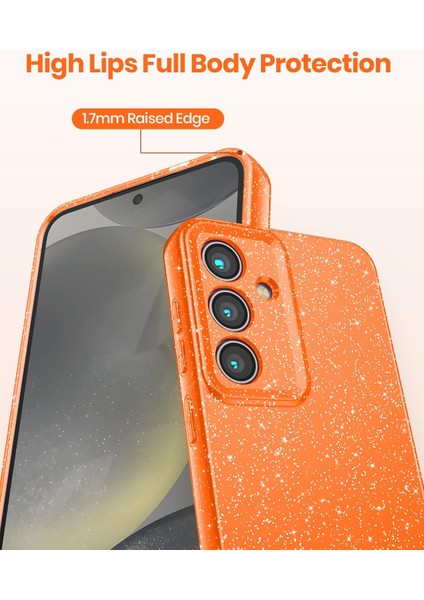 Samsung Galaxy A54 Uyumlu Kılıf Kamera Korumalı Parlak Işıltılı Simli Yıldızlı Renkli Slikon Kapak modelleri