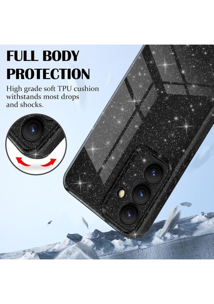 Xiaomi Redmi Note 12 Pro 4g Için Kılıf Kamera Korumalı Parlak Işıltılı Simli Yıldızlı Slikon Kapak indirimleri