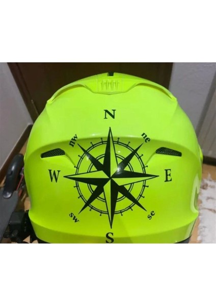 Kask Pusula Sticker Etiket Modeli