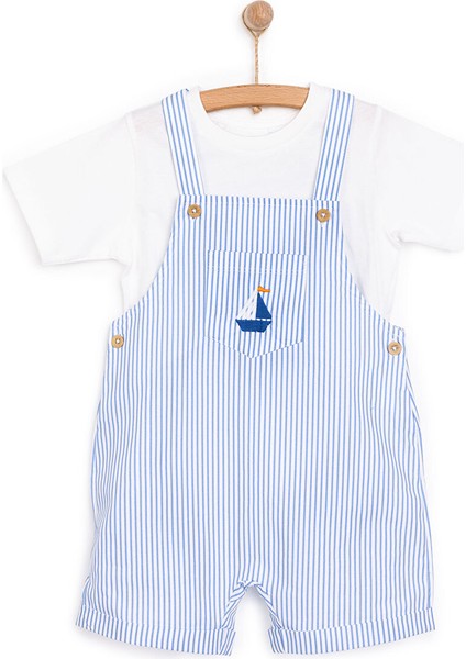 Little Sailor Erkek Salopet-Tshirt Erkek Bebek