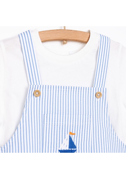Little Sailor Erkek Salopet-Tshirt Erkek Bebek