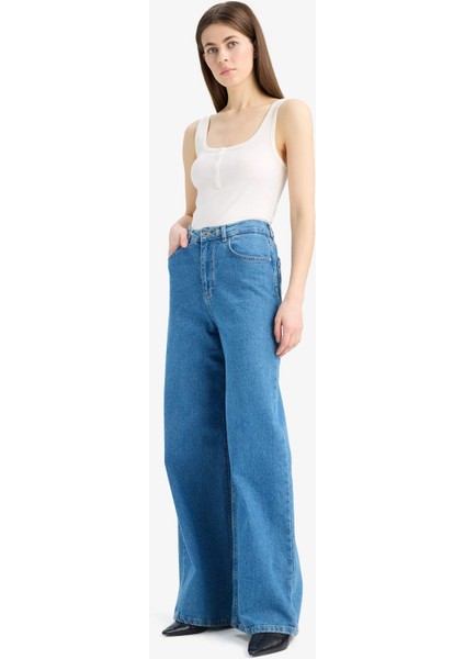 Slim Fit Dar Kesim Kare Yaka Fitilli Kaşkorse Atlet E2173AX25SP