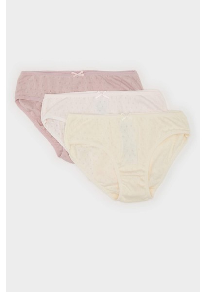 Kız Çocuk 3'lü Slip Külot E7070A825SP
