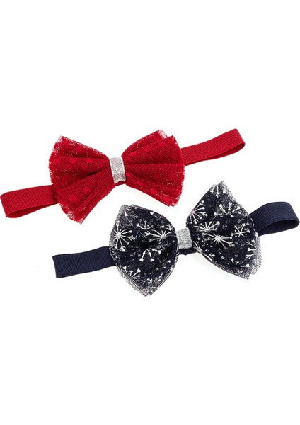 Varak Tül 2li Fiyonk Kız Saç Bandı