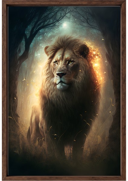 Yapay Zeka Görselli Mdf Plastik Çerçeveli Dekoratif Tablo modelleri