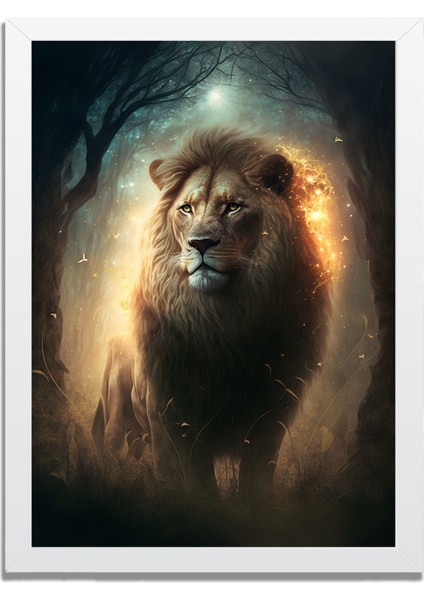 Yapay Zeka Görselli Mdf Plastik Çerçeveli Dekoratif Tablo fırsatları