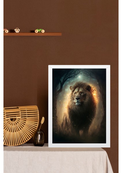 Yapay Zeka Görselli Mdf Plastik Çerçeveli Dekoratif Tablo indirimleri