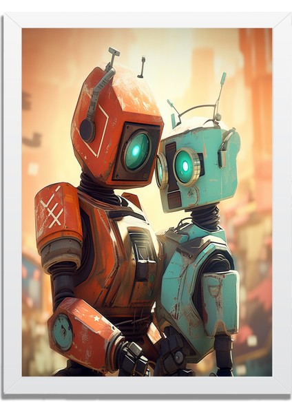 Yapay Zeka Görselli Mdf Plastik Çerçeveli Dekoratif Tablo fırsatları