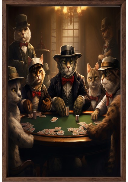 Yapay Zeka Görselli Mdf Plastik Çerçeveli Dekoratif Tablo modelleri