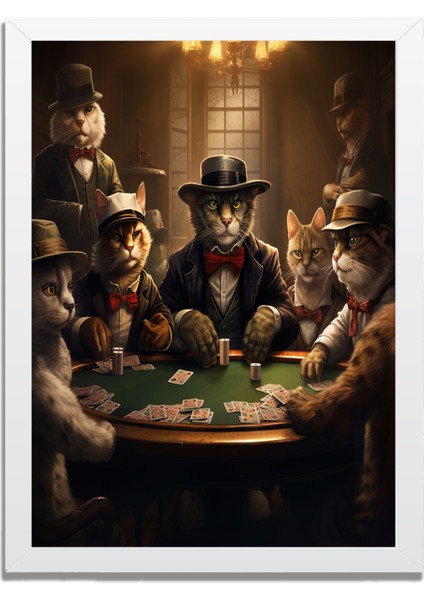 Yapay Zeka Görselli Mdf Plastik Çerçeveli Dekoratif Tablo fırsatları