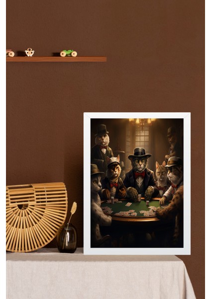 Yapay Zeka Görselli Mdf Plastik Çerçeveli Dekoratif Tablo indirimleri