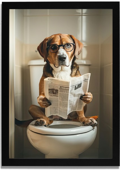 Yapay Zeka Görselli Mdf Plastik Çerçeveli Dekoratif Tablo