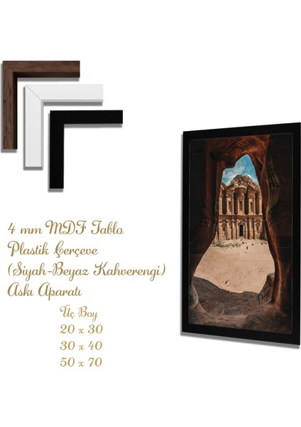 Yapay Zeka Görselli Mdf Plastik Çerçeveli Dekoratif Tablo fiyatları