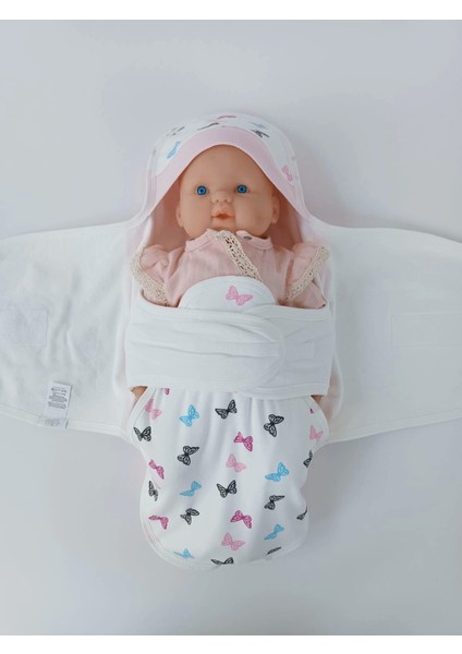 Yenidoğan Ilk Baharın Ceylanı Nakışlı Çıt Çıt Kapama Bebek Kundak modelleri