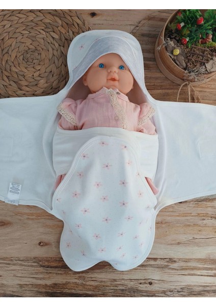 Yenidoğan Tavşan Tayfalar Nakışlı Çıt Çıt Kapamalı Bebek Kundak modelleri