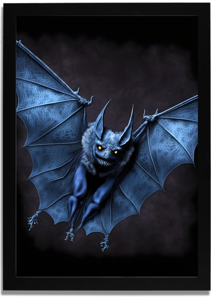 Yapay Zeka Görselli Mdf Plastik Çerçeveli Dekoratif Tablo