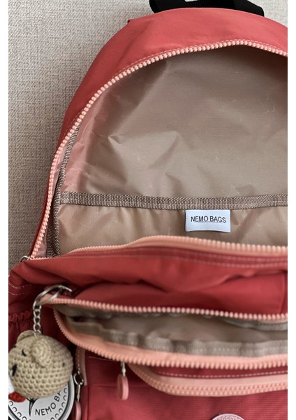 Orta Boy Okul Çantası Laptop ve Seyahat Sırt Çantası Su Geçirmez Ayıcık Anahtarlık Hediyeli fırsatları