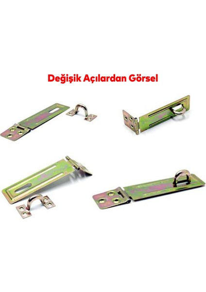 Sandık Kutu Askısı Kilit 30 Luk Menteşeli Tosba Kilit Asma Kilit Aparatı