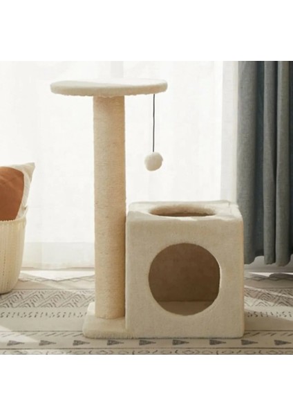 Dekoratif Kedi Tırmalama ve Oyun Evi NRS8745