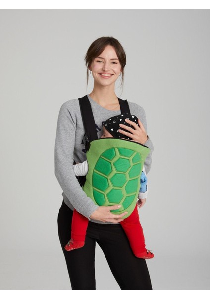 Woykids Bebek Taşıyıcı Kanguru - Bebek Taşıma Kangurusu Kaplumbağa Desenli