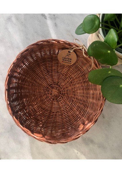 Rattan Bambu Papatya Sepet Ceviz Renk fiyatları
