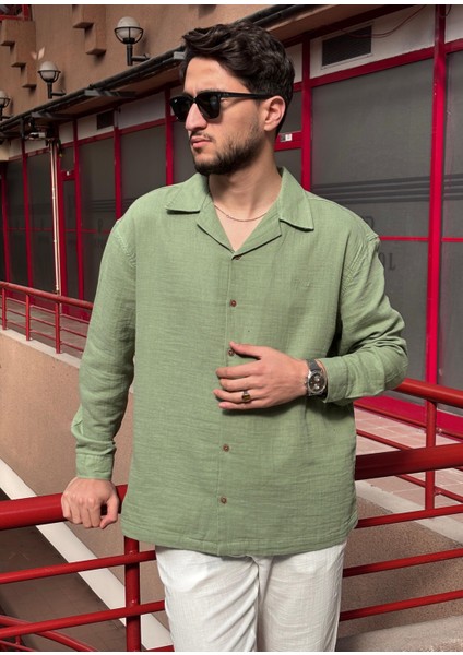 Apaş Yaka, Müslin Bezi, Yazlık&baharlık, Nefes Alan, 100% Pamuk, Oversize Gömlek G11 fiyatları