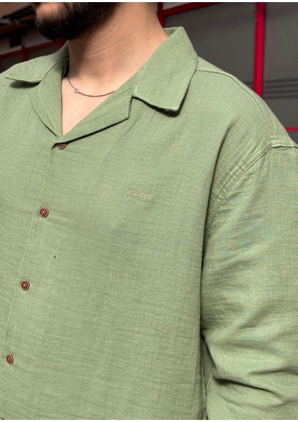 Apaş Yaka, Müslin Bezi, Yazlık&baharlık, Nefes Alan, 100% Pamuk, Oversize Gömlek G11 indirimleri