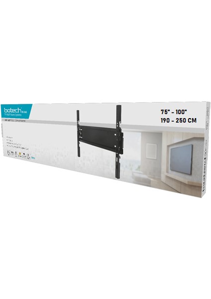 Botech 75”-100” Sabit Askı Aparatı