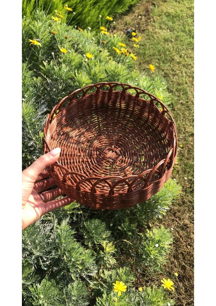 Rattan Bambu Papatya Sepet Ceviz Renk modelleri