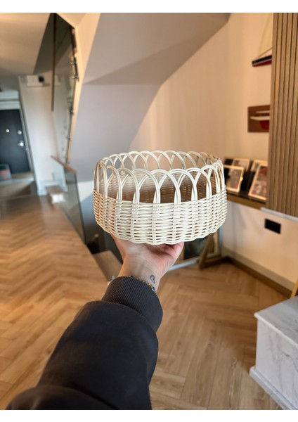 Rattan Bambu Papatya Sepet Doğal Renk fırsatları