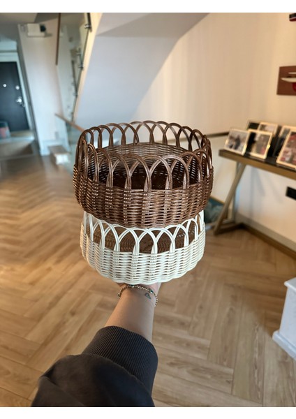 Rattan Bambu Papatya Sepet Doğal Renk indirimleri