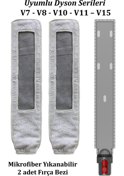 Dyson V7 | V8 | V10 | V11 | V15 Uyumlu Elektrikli Süpürge Için Temizleme Başlığı modelleri