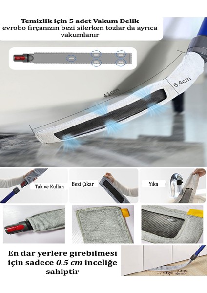 Dyson V7 | V8 | V10 | V11 | V15 Uyumlu Elektrikli Süpürge Için Temizleme Başlığı indirimleri