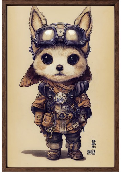 Yapay Zeka Görselli Mdf Plastik Çerçeveli Dekoratif Tablo modelleri