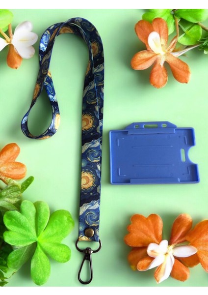 Yıldızlı Gece yorumu staffy yaka ipi ve kartı