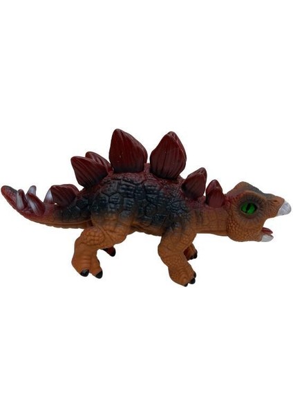 Soft Dinazor Neon Gözlü 24 cm -LD6206B-STEGOSAURUS (Lisinya)