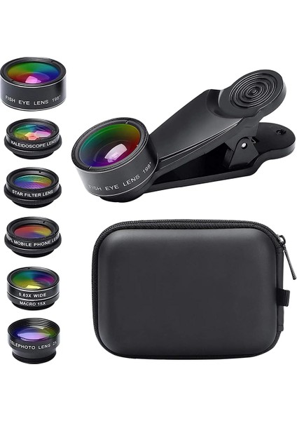 Powermaster PM-25951 Telefon Kamera 6lı Set Lens Kiti