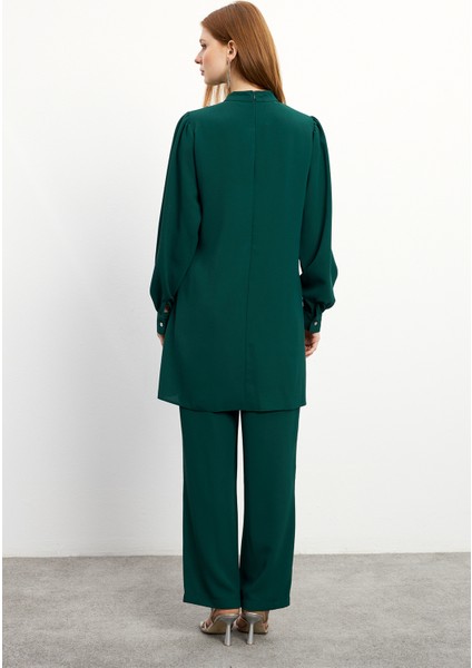 Eliza Tunik Pantolon Takım - Zümrüt indirimleri
