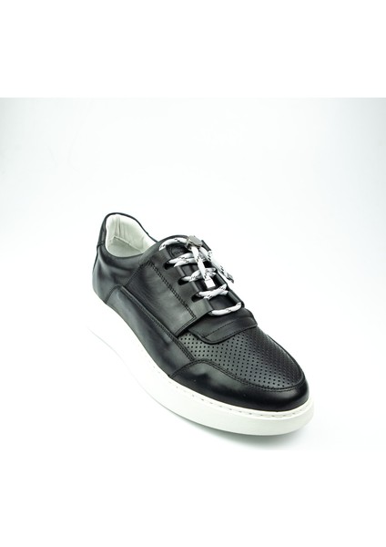 1861 Siyah Deri Günlük Erkek Ayakkabı