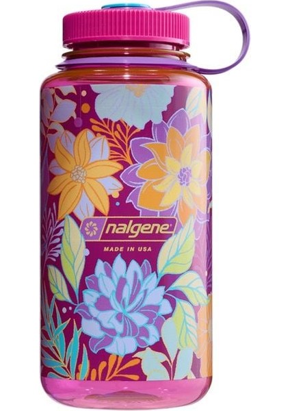 32OZ Wm Magenta W/botanical Florals Suluk
