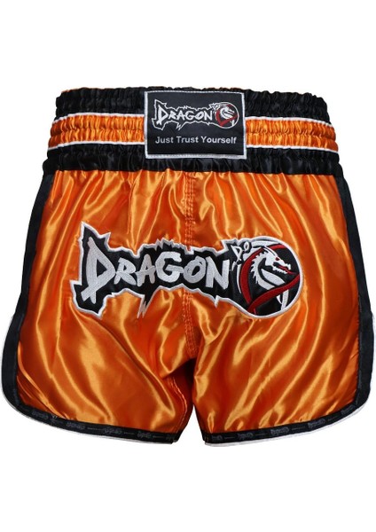 Muay Thai Şortu Retro Neo Turuncu MT3075