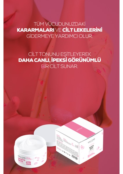 White Skin Cilt Beyazlatıcı Krem 30+ Spf 100ml