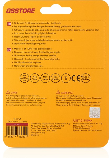 Galatasaray Yıldız Diş Kaşıyıcı U231804 fiyatları