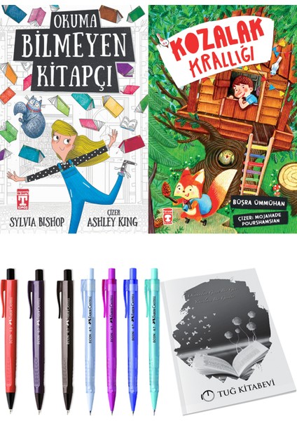 Okuma Bilmeyen Kitapçı ve Kozalak Krallığı